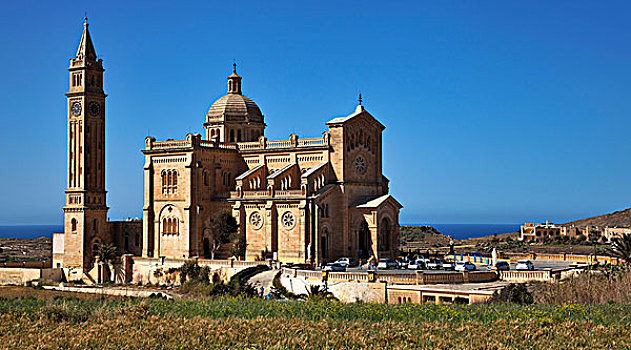 朝圣教堂,大教堂,戈佐,马耳他,欧洲
