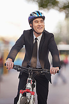 商务人士,骑自行车,北京