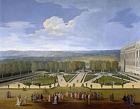 路易十四,散步场所,凡尔赛宫,艺术家