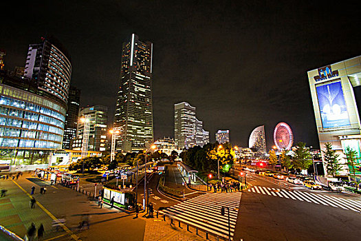 城市,夜景,东京,日本,亚洲