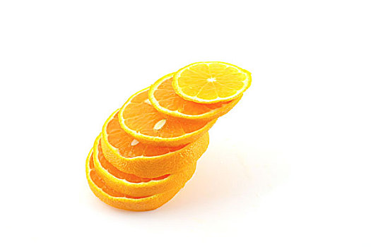 切片,橙色,柑橘