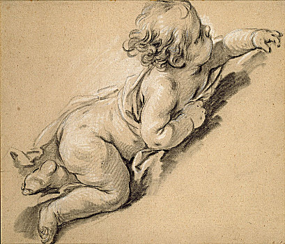 倚靠,右边,18世纪,艺术家