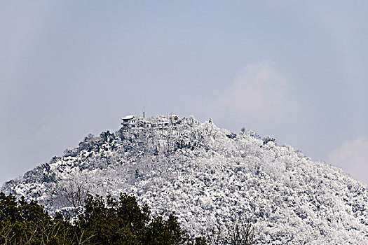 杭州玉皇山雪景
