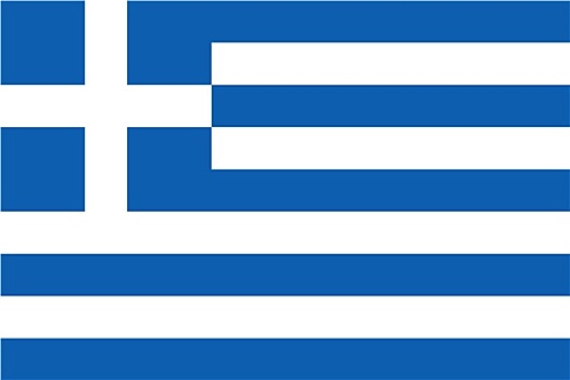 旗帜,希腊,横图