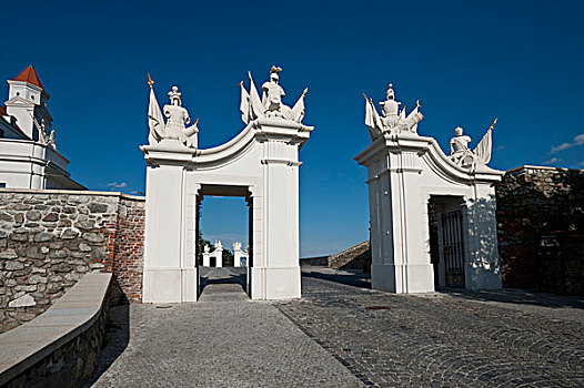 入口,布拉迪斯拉瓦,城堡,斯洛伐克,欧洲