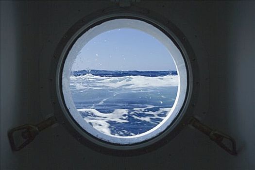 舷窗,游船,太平洋