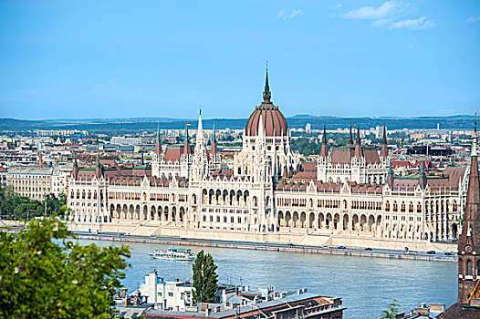 欧洲,匈牙利,布达佩斯,国会大厦,多瑙河