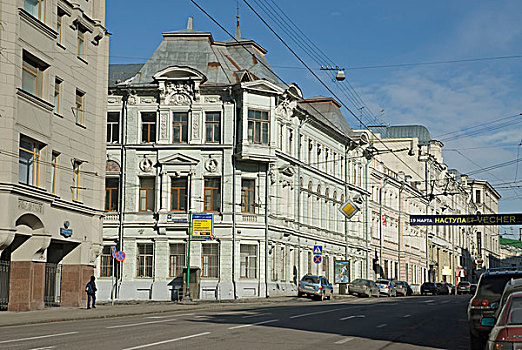 街道,莫斯科,俄罗斯