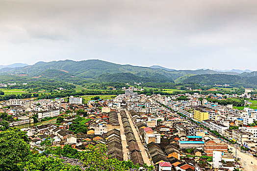 农村,田园,铁路,山