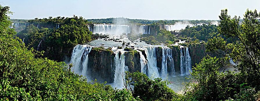 伊瓜苏,瀑布,伊瓜苏国家公园,巴西,南美
