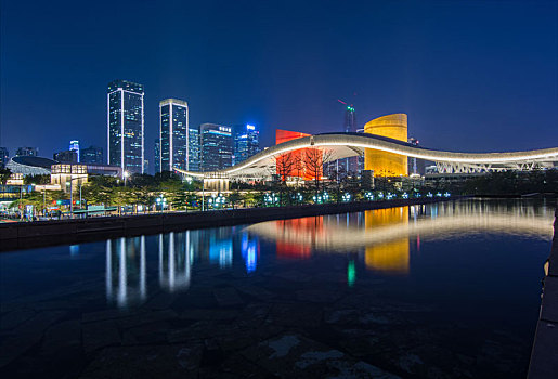 深圳市民中心夜景