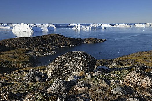 迪斯科湾,雅各布港冰川,伊路利萨特,格陵兰