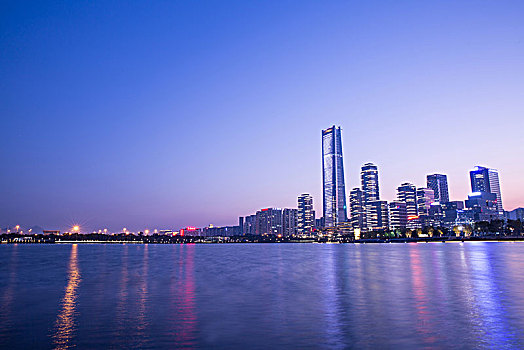 深圳市南山区后海片区夜景