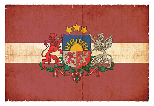低劣,旗帜,拉脱维亚