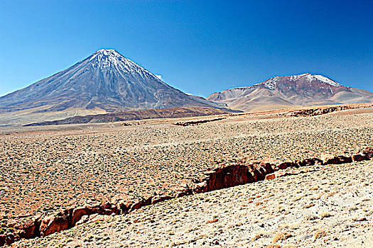 智利,阿塔卡马沙漠,火山