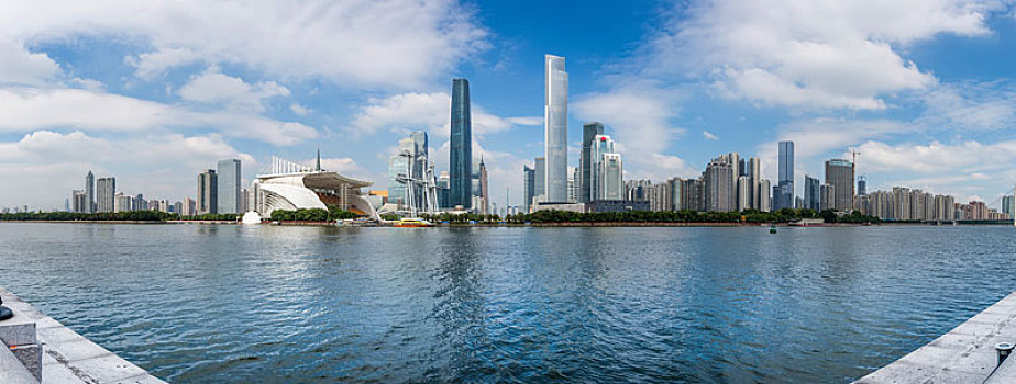 广州珠江新城现代建筑景观