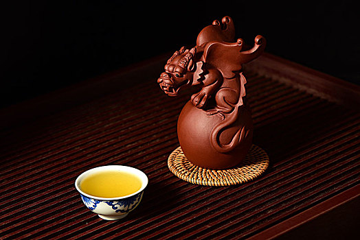 紫砂茶壶茶杯茶具方壶茶文化茶艺茶宠飞龙貔貅