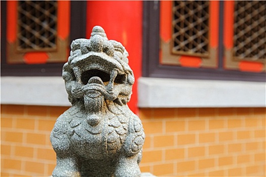 中国狮子,雕塑,装饰