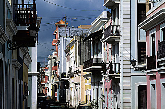 波多黎各,老,圣胡安,殖民建筑