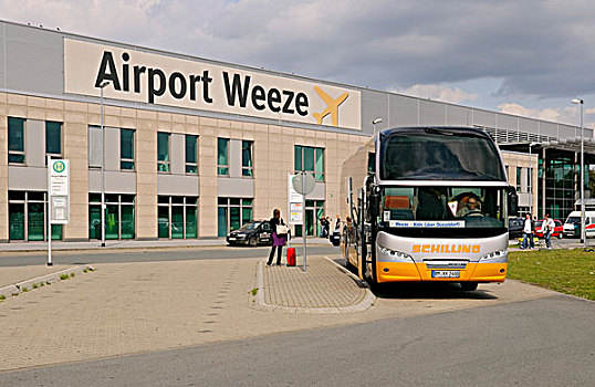 车站,建筑,机场,莱茵河,区域,北莱茵威斯特伐利亚,德国,欧洲