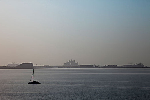 阿联酋,迪拜,海洋,正面