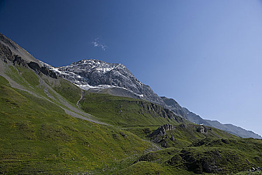 瑞士,格劳宾登,山景,自然保护区