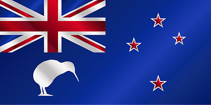 新西兰国旗,几维鸟,光泽