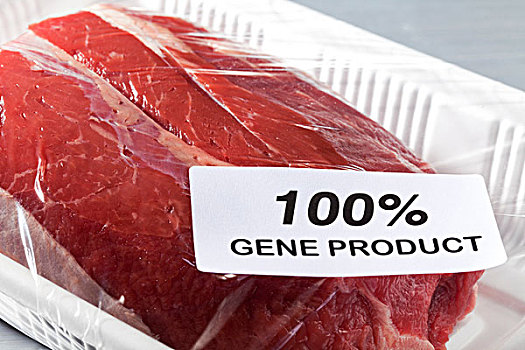 肉,包装,基因,标签