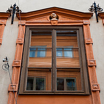 特写,窗,格姆拉斯坦,斯德哥尔摩,瑞典