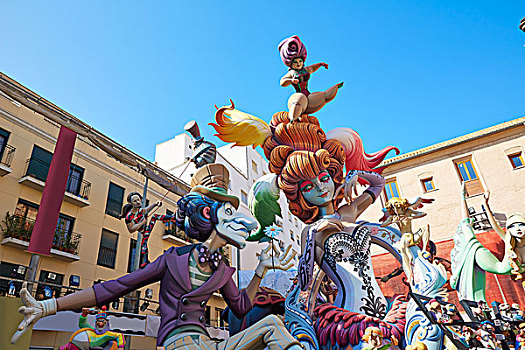 火祭节,节庆,塑像,瓦伦西亚,传统,庆贺,西班牙