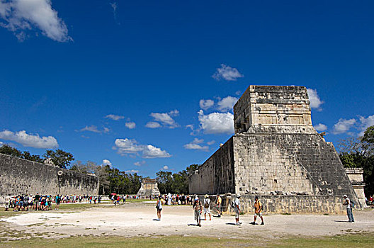 球场,玛雅,遗址,马雅里维拉,尤卡坦半岛,墨西哥