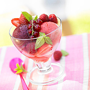 夏季水果,果味冰糕