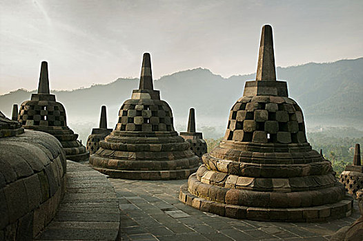 婆罗浮屠,中爪哇,印度尼西亚