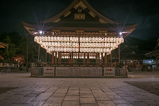 日本京都八坂神社夜景