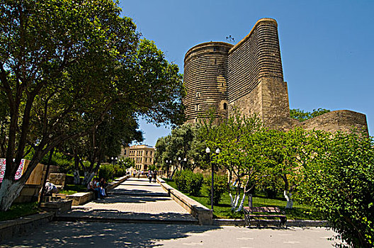 塔,巴库,阿塞拜疆