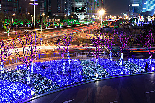 圣诞节夜景