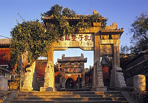 石头,拱道,山东,省,中国