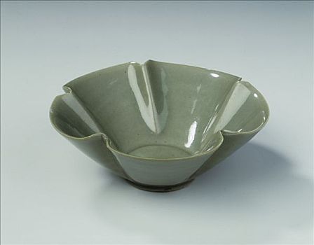 青瓷,碗,五个,北宋时期,朝代,10世纪,艺术家,未知