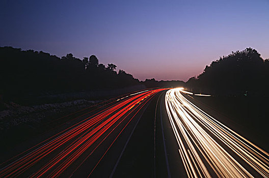 高速公路,黄昏