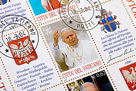 梵蒂冈,约翰保罗,2,世,罗马教皇的,外套,手臂,问题,波兰,2004年,意大利,欧洲