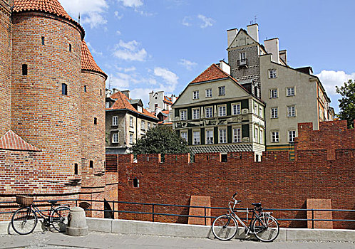 华沙,中世纪,要塞,首都,波兰