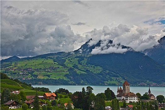 风景,湖,瑞士