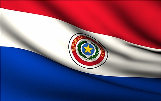 飞,旗帜,巴拉圭,国家,收集