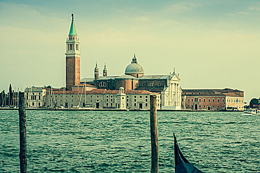 小船,停泊,圣马克,广场,威尼斯,意大利,欧洲
