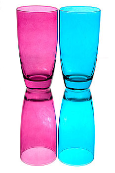 彩色,玻璃杯