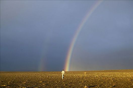 彩虹,人,冰岛