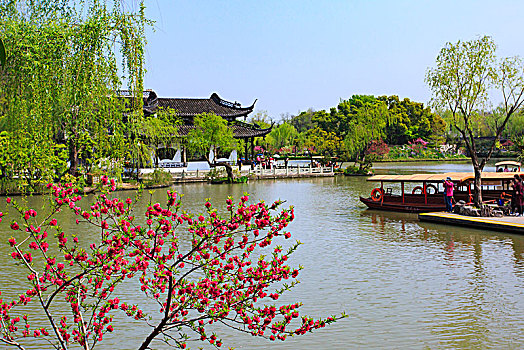 江苏,扬州,瘦西湖,春天,旅游