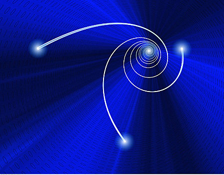 螺旋,光纤,二进制码