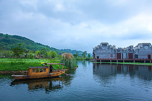 李庄,水乡,游船