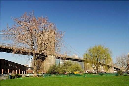 布鲁克林大桥,公园,纽约